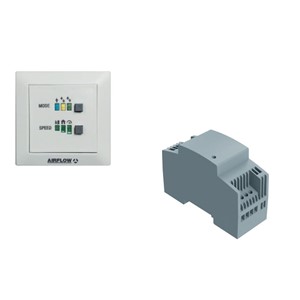 Unohab controller with DIN-rail power supply