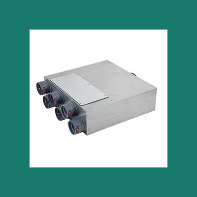 6-Port In-Line Flat Distribution Box 
