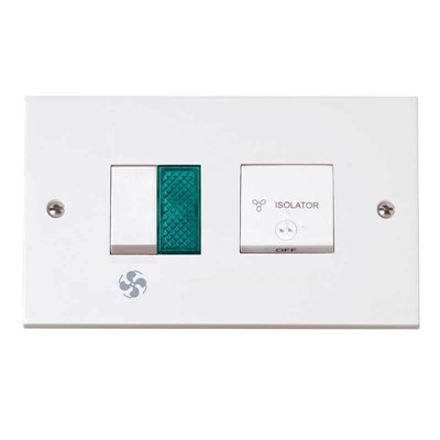 On/Off Switch with Green Neon and Isolator
